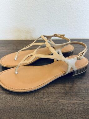 Kelly & Katie Beige Nude Strappy Sandals